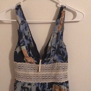 Free People Hi-low Floral Dress